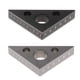thumbnail image 1 of 2pc Carpinteros Cuadrado Triángulo Protractor Encuadre Medida Regla 45 90 Grados Sunnimix Aleación de aluminio métrica, 1 of 8