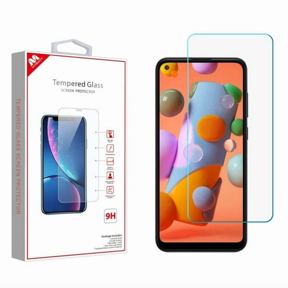 Samsung Galaxy A11 Screen Protector Premium Glass HD Clarity ShockProof Tempered Glass LCD Screen Protector Guard Clear 2.5D Curved Edge [Bubble-Free][Anti- Fingerprint] For Samsung Galaxy A11 [2020]