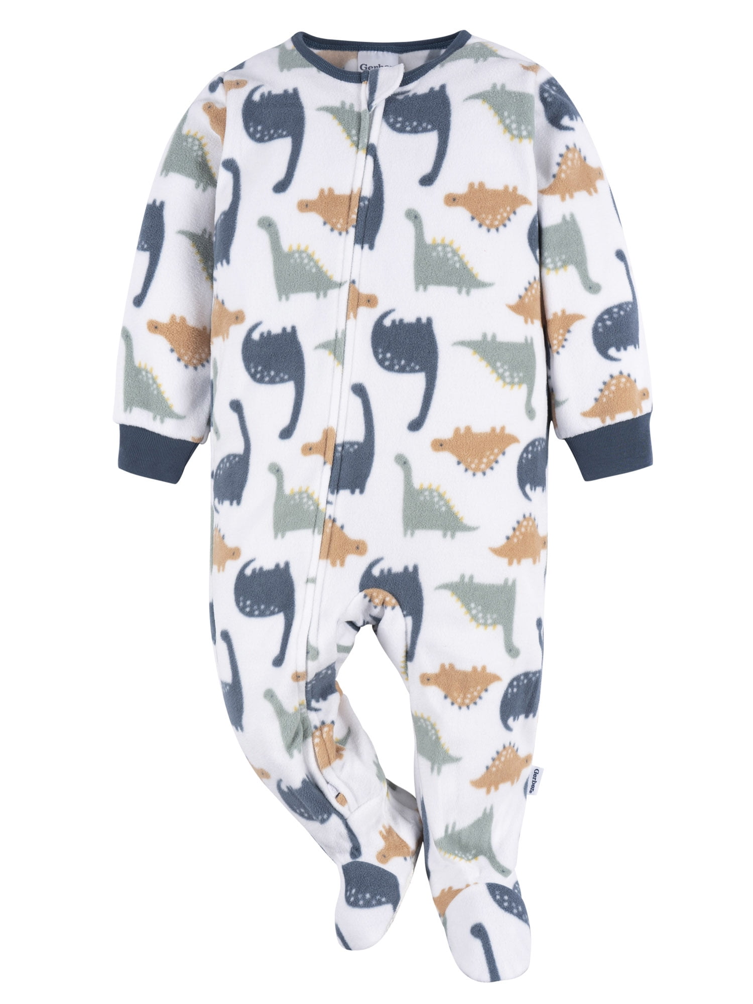 Gerber Baby and Toddler Neutral Microfleece Blanket Sleeper Pajamas, 2-Pack, Sizes 0/3 Months -5T
