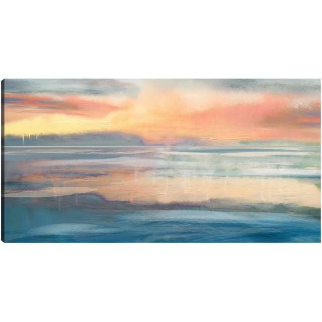 Cuadro Decorativo - Sorbete de playa I Jr Impresión en canvas, estrechado