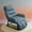 Grey Blue, variant on JUANYU Reclining Office Chair,5-Position Backrest Adjustment Desk Chair with Footrest,Ideal for Home or Office Use,Off White