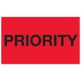 thumbnail image 2 of (2 pack) Tape Logic® Preprinted Special Handling Labels, DL1121, Priority, Rectangle, 3" x 5", Fluorescent Red, Roll Of 500, 2 of 3
