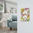 thumbnail image 5 of Fotbe Butterflies2 Print Duplex Receptacle Wall Plate, 1-Gang 5.0" x3.0" Wall Outlet Covers, Dual Outlet Faceplates Covers, Color-matched Screws Included-Style S, 5 of 6