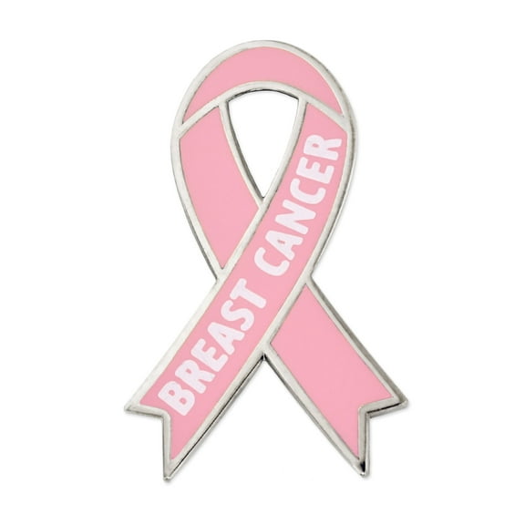 PinMart's Breast Cancer Pink Awareness Ribbon Enamel Lapel Pin