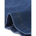thumbnail image 5 of DARING DIVA Women's High Waisted A-Line Flared Midi Casual Denim Skirt XS Medium Blue, 5 of 6