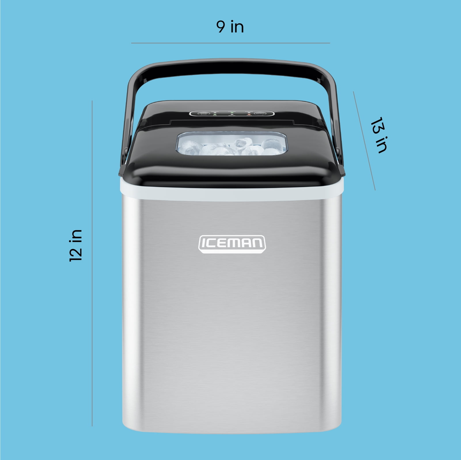 ICEMAN ハオキュー  HOW ICEMAN ハオキュー HOW Iceman Dual-Size Bullet Ice Maker with