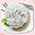 thumbnail image 4 of Flores artificiales de hortensia Yatim White Real Touch, 5 unidades, 4 of 7