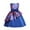 Purple, variant on Zwiiyzr Girls Twirl Dress Net Yarn Flowers Print Bow Ruffles Birthday Party Gown Long Dresses for 3-9 Years Baby Clothes Red