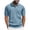 Sky Blue, variant on NOLDARES Men's Ribbed Knit Polo Shirt Collar Short Sleeve Golf Beach Vacation Tops(Black,M)