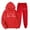 000-New Red, variant on Fanxing 2024 Clearance Women Men 2 Piece Tracksuit Set Long Sleeve Hoodies Sweatsuits and Sweatpants Outfits Jogger Workout Set M,L,XL,XXL,XXXL