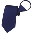 thumbnail image 1 of SURJDE Men's Boy's Zipper Tie Business Wedding Solid Checks Striped Designer Necktie, 1 of 3