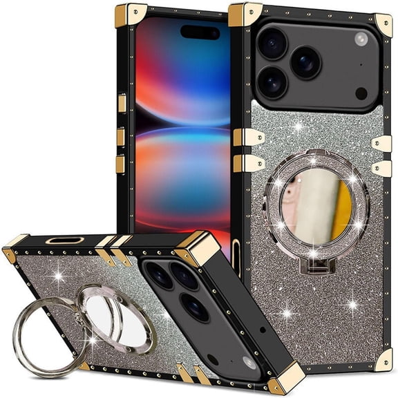 Case For IPhone 17 Pro Max/17 Pro/17 Air/17, PU Leather Shell With Scratch-Resistant Card Slot Wristlet Holder Cover