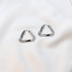 thumbnail image 5 of Agujas plateadas brillantes, pendientes dorados triangulares, pendientes individuales, pendientes simples de moda para mujer, 5 of 5