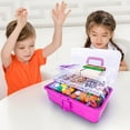thumbnail image 2 of Arts and Crafts Kit for Kids Ages 2-4 Kids Art Set Craft Kits, DIY Tote Box Children’s Gift Set with Complete Art Supplies for Toddler Creative Play, 2 of 8