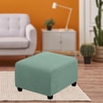 thumbnail image 1 of Funda cuadrada Funda antideslizante Taburete de almacenamiento plegable de muebles Espuma se la la adaptaciónción inferior elás 22verde BLESIY fundas otomanas, 1 of 8
