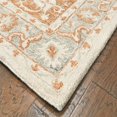 thumbnail image 5 of 5â€™ x 8â€™ Orange and Ivory Medallion Area Rug, 5 of 5