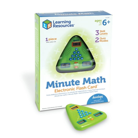 Learning Resources  Minute Math Electronic Flash Card   Classroom Must Haves