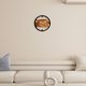 thumbnail image 5 of Reloj de pared redondo sencillo que no hace tictac, diseño de madera, adorno para el hogar para dormitorio moderno Números arábigos, 5 of 7