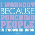 thumbnail image 3 of CafePress - Workout Instead Of Punching People T Shirt - Women's Traditional Fit Dark T-Shirt, 3 of 4