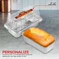thumbnail image 7 of Disposable Aluminum Loaf Pans with Lids, 2 Lb (30 Pack) Foil Baking Tins with Plastic Lid, Tin Pan with Cover for Cake, Banana Bread, Meatloaf, Mini Lasagna, Drip Trays - Stock Your Home, 7 of 7