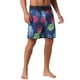 thumbnail image 4 of INSPIRAR CHIC Pantalones de baño atléticos hawaianos con cintura elástica y cordón para hombres, 32, azul oscuro, 4 of 6