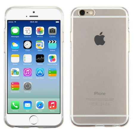 Iphone Silicone Transparent Skin - For iPhone 6s/6 Glossy Transparent Clear Silicone Skin Protector Cover Case