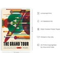 thumbnail image 2 of HAUS AND HUES Space Wall Art Retro Poster - Sci Fi Print NASA Posters, Vintage Space Wall Art, Exploration Wall Art Space Posters, Retro Posters NASA Art, Space Scifi the Grand Tour (Unframed 24x36), 2 of 6
