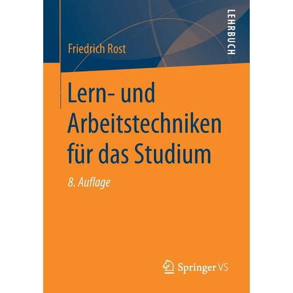 Lern- Und Arbeitstechniken Für Das Studium, (Paperback)