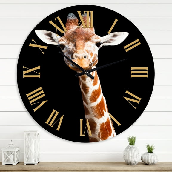 Designart 1 in Quartz Farmhouse Wall Clock