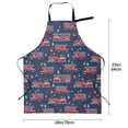 thumbnail image 5 of Picia Fire Truck 1 Waterproof Apron for Unisex Adult - Adjustable Bib Apron with Pockets, Ideal for Cooking, Gardening, Painting, and Household Chores, 5 of 9