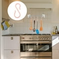 thumbnail image 3 of Uxcell Bedroom Kitchen Closet Plastic Hangers Pink S Shape Hooks 24 Pack, 3 of 7