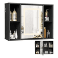 thumbnail image 3 of Espejo Con Touch Luz Led 3modo Con Organizador De Baño 40x60 Eo Safe Imports Negro, 3 of 5