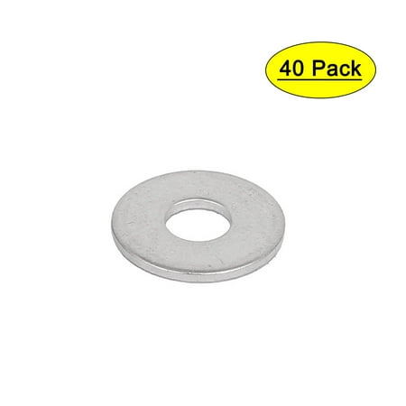 

M4x12mmx1mm 316 Stainless Steel Flat Washers Gasket Fastener 40pcs