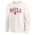 thumbnail image 2 of Women's Fanatics Cream Chicago Bulls Close the Game Pullover Sweatshirt, 2 of 3