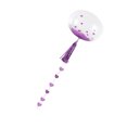 thumbnail image 1 of 18 "Clear Confetti Tassel Balloon Kits Decor Púrpura Sunnimix Kits de globos de fiesta Bobo claros, 1 of 7