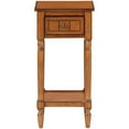 thumbnail image 3 of Pemberly Row One-Drawer Traditional Wood Accent End Table in Walnut, 3 of 7