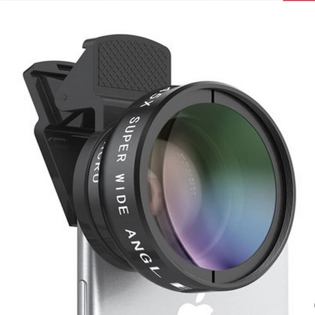 Lente macro ultra gran angular de 0,45x para teléfono móvil, cámara externa SLR, efectos especiales, lente para teléfono móvil