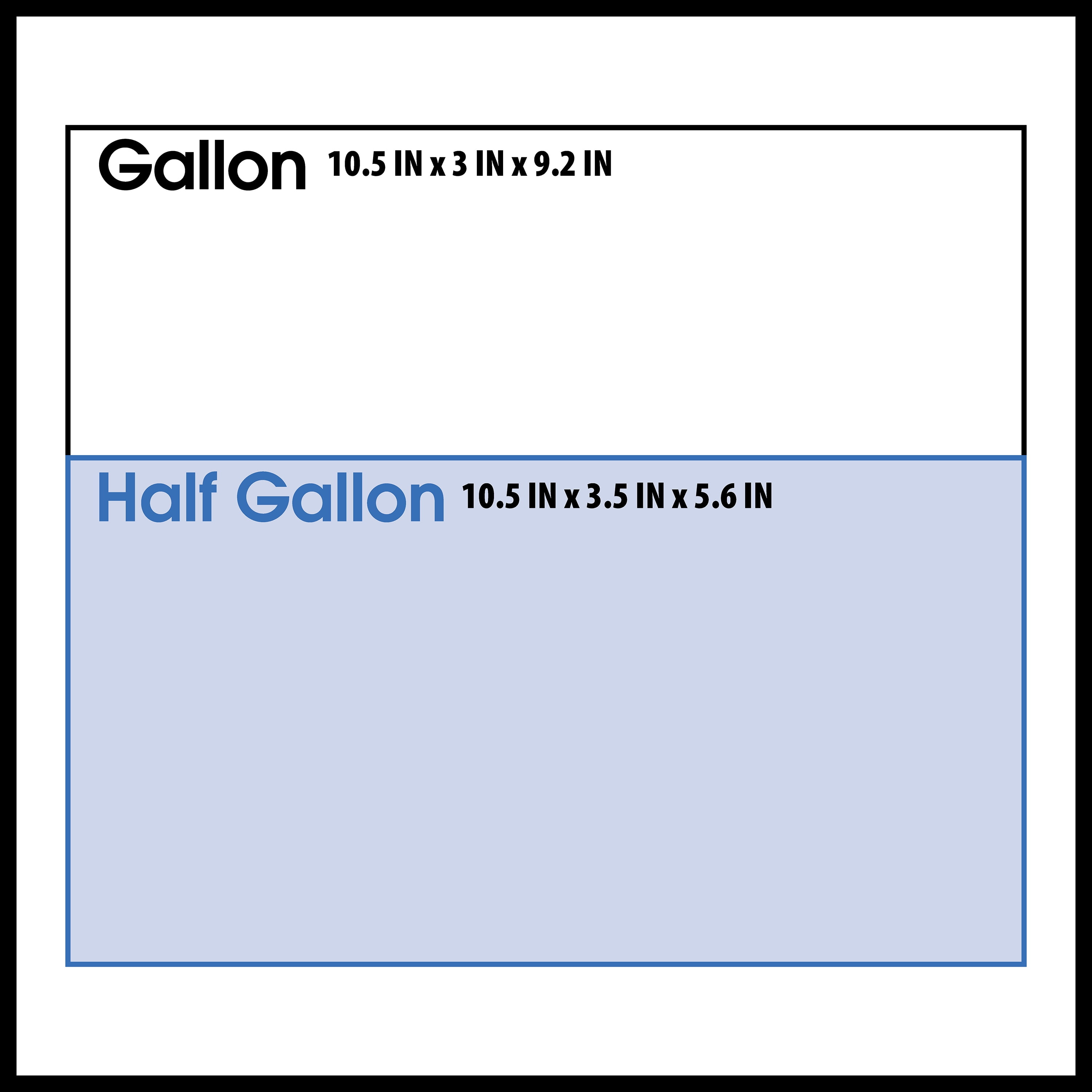 Great Value Double Zipper Half Gallon Freezer Bags, 40 Count