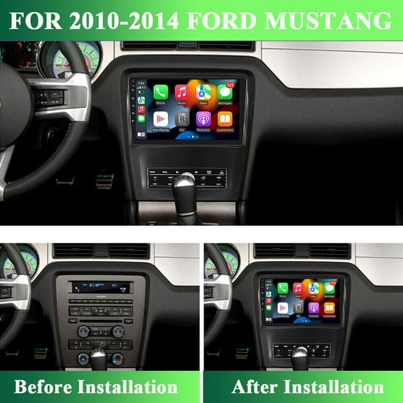10.1 inch for 2010-2014 Ford Mustang Android 13 CarPlay Car stereo radio GPS Navigation BT