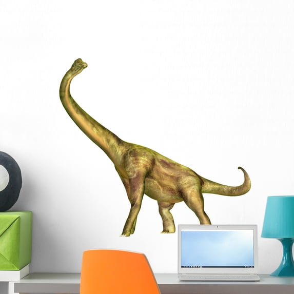Brachiosaurus Wall Decal by Wallmonkeys Peel and Stick Graphic (24 in W x 18 in H) WM303622