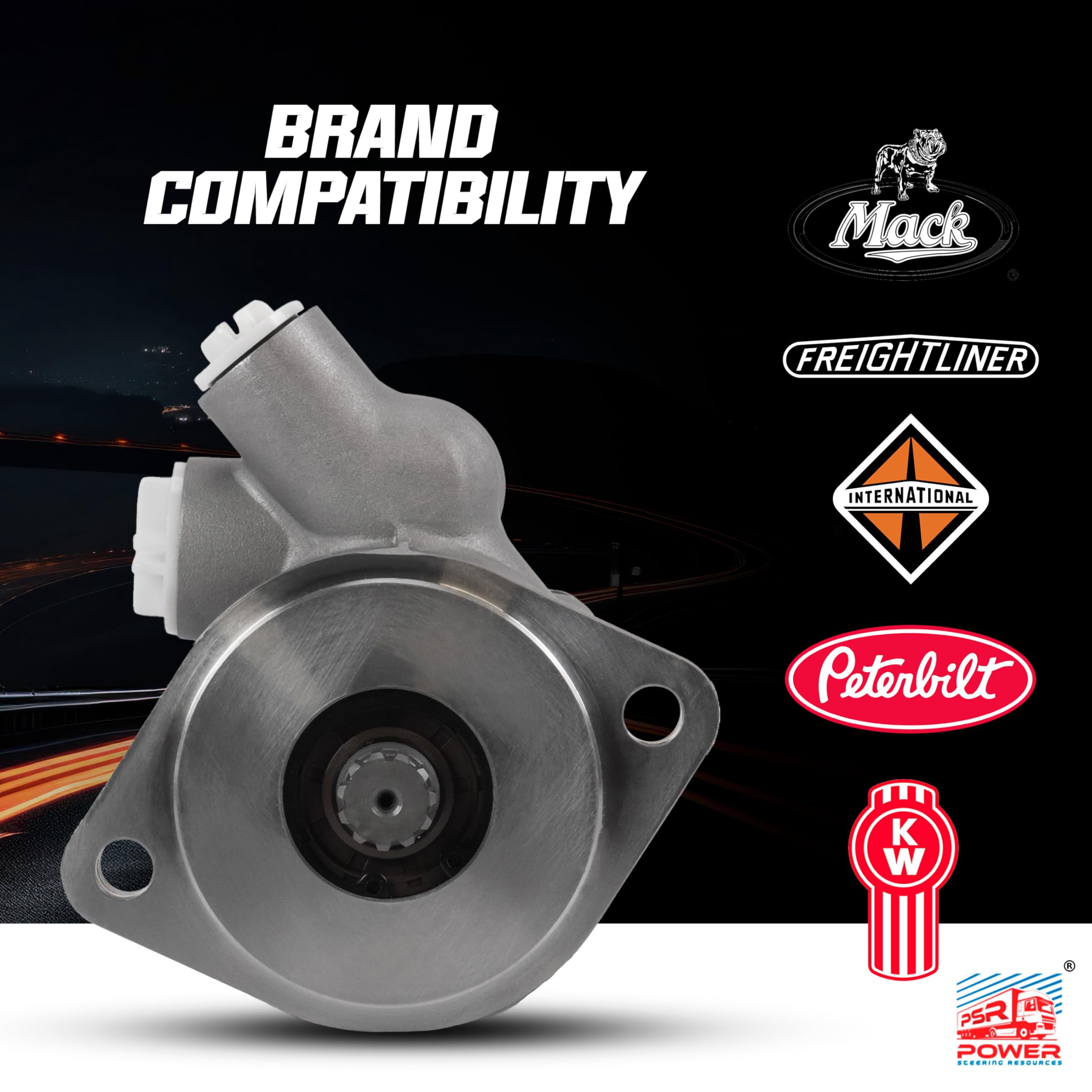 Power Steering Resources (375-13) | Steering Pump | for OEM EV181618L101 | 181618L101 | PEV181618L101 | Direction of Rotation: Left / Counterclockwise