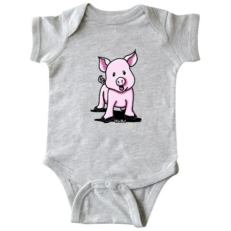 

Inktastic Screaming Piggie Gift Baby Boy or Baby Girl Bodysuit