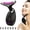 Black, variant on 7 Color LED Vibration Neck & Face Massager, USB Rechargeable Portable Skin Care Massage Tool for Women, Premium Beauty Comfort Gift