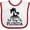 White and Red, variant on Inktastic First Trip to Florida Vacation Boys or Girls Baby Bib