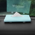thumbnail image 3 of Cars Sun Visor Tissue Box Holder Storage para el panel de instrumentos del asiento trasero azul Cola Estuche de tejido para parasol de coche, 3 of 8