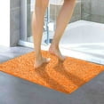 thumbnail image 6 of Fsqjgq Orange Bathroom Rugs Absorbent Bath Mat Non Slip Washable Carpet Area Rugs Floor Mats Low Profile Easy Clean Entryway Mat Indoor Outdoor Doormats, 6 of 9