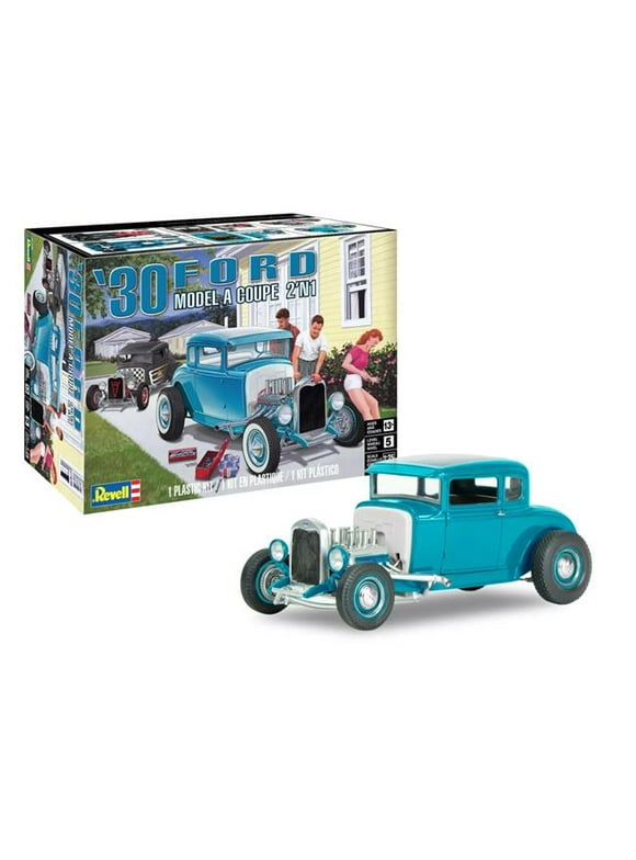 Revell 85-4464 Level 5 1930 Ford Model a Coupe 2-in-1 1-25 Scale Model Kit