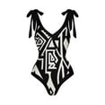 thumbnail image 2 of QHFBli Women One Piece Swimsuit with Matching Cover Ups Floral Sexy Bikini Sets Tummy Control Swimsuit with Bikini Maxi Wrap Skirt, 2 of 6