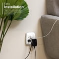 thumbnail image 4 of Extensor de enchufe de pared GE, 6 salidas, paquete de 5, color blanco 54853, 4 of 7