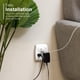 thumbnail image 4 of Extensor de enchufe de pared GE, 6 salidas, paquete de 5, color blanco 54853, 4 of 7